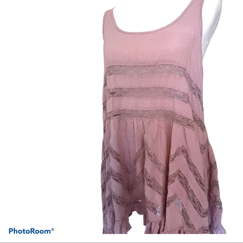 Free People Voile & Lace Trapeze Slip - Picture 3 of 4